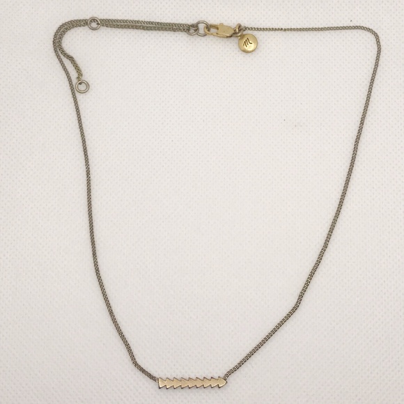 Madewell Jewelry - Madewell | Gold Bar Arrow Necklace